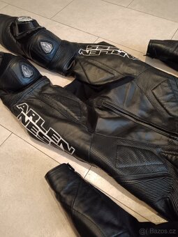 Arlen Ness Racing-Pánská kožená moto kombinéza, jednodíl - 6