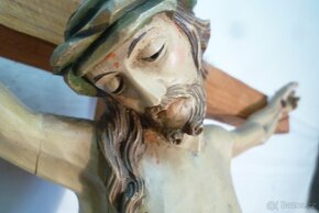 krucifix dřevěný kříž Ježíš na kříži - 6