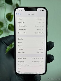 iPhone 13 Pro 512GB stříbrný - 6