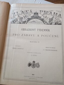 Svázané časopisy z roku 1885 - 6