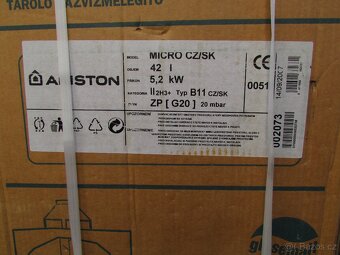 Ariston plynový ohřívač Micro 42L NOVÝ - 6