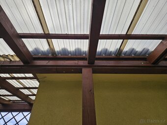 Pergola, zastřešení, dlažba. - 6