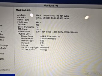 MacBook Pro 15" Mid 2015 i7 / 16GB / 500GB – baterie servis - 6