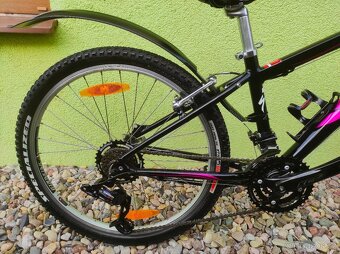 Značkové dětské kolo SPECIALIZED 24" (černá/fialová)# - 6