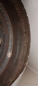 Plechove disky vw r16 obute m+s - 6