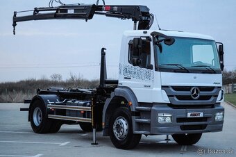HÁKOVÝ NOSIČ KONTEJNERŮ HYDRAULICKÁ RUKA MERCEDES AXOR 1824 - 6