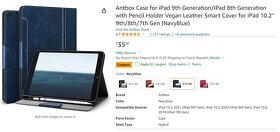 pouzdro kryt na tablet mobil Antbox iPad 10.2'' Case modré - 6