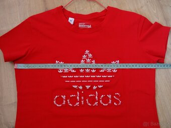 Červené tričko Adidas - 6