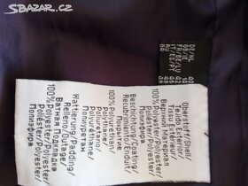 Hrubá zimní bunda fialová - 6