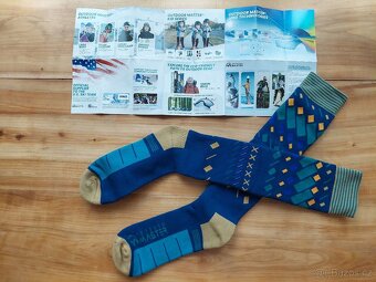 Nové ponožky na lyže snowboard unisex = pánské dámské SLEVA - 6
