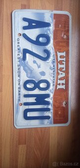 PRODÁM USA REGISTRAČNÍ ZNAČKY PĚKNÁ DEKORACE - 6