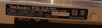 Gramofon Technics SL-BD20 (Rok 1987) NOVÁ JEHLA - 6