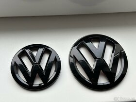 2 kusy černé znaky VW Volkswagen - 6