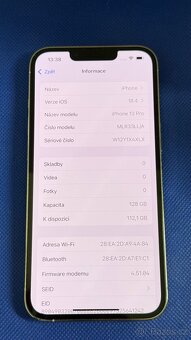iPhone 13 Pro 128GB Silver, krásný stav - 6