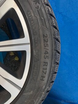 ALU disky 5x108 + zimní pneu 225/45 r17 - 6