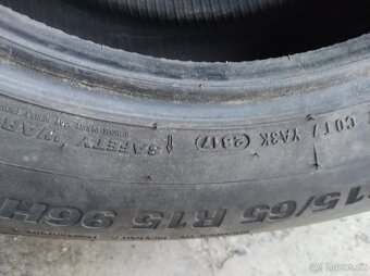 215/65 R15 M+S zimní pneu 2kusy vysoký vzorek 8mm - 6