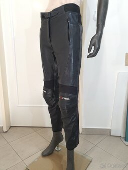 Kalhoty na moto Tschul Kožené Vel. 38 M - 6