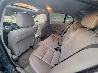 Bmw e60 530I 170kw rok 2005 automat,kůže, šíbr - 6