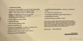 Apple iMac 21,5 8 GB ram, 256 GB ssd TOP - 6