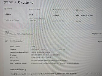 Asus TUF Gaming A15 FA507NUR 16GB ram - 6