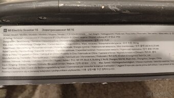 Elektrická koloběžka Xiaomi Mi Electric Scooter 1S - 6