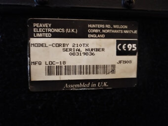 Peavey T-MAX + Peavey 210 TX + Peavey 115 BX - 6