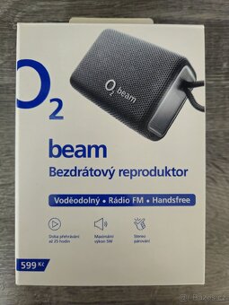 Nový bezdrátový reproduktor O2 beam, šedá - 6