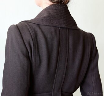 Hnědé kabátkové sáčko Zara vel.M - 6