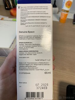 Náplň do tiskárny EPSON, ecotank 103, originál, nové - 6