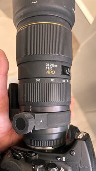 Nikon 700 a Sigma 70-200 f2.8 - 6