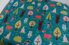 NOVÉ přebalovací podložky 70x80cm, tyrkysová 80x80 cm - 6