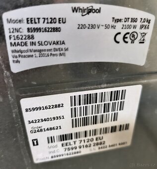 Automatická pračka WHIRLPOOL - 6