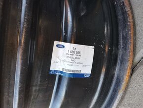 Plechové disky orig Ford vč. senzorů tlaku 16palců 5x108 - 6