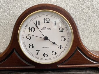 Napoleon vintage stolní hodiny Quartz Hermle 1970 - 6
