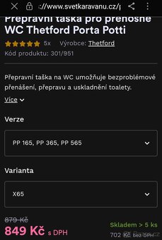 Přenosná toaleta - WC - 6