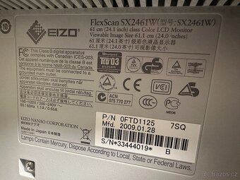 Eizo FlexScan SX2461W 24" šedý - 6