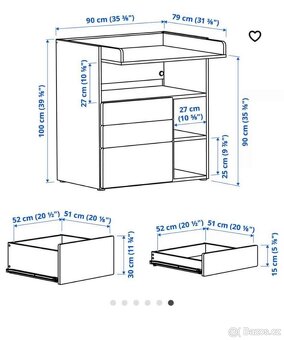 Přebalovací pult IKEA - 6
