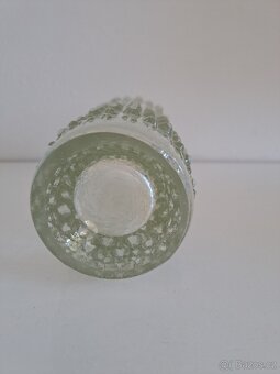 Retro váza, František Pečený, sklo Union - 6