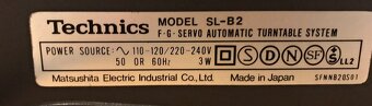 Gramofon Technics SL-B2 ( 1979) NOVÁ JEHLA - 6