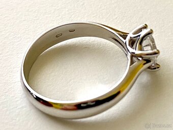 Zlatý prsten se zirkonem Goldex, vaha 3,4G, vel 53 - 6