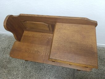 Rustikální botník / lavice, nábytek z masívu - 6