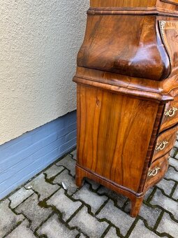 Barokní komoda s vitrínou - originál. - 6