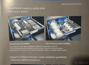 Nová myčka SIEMENS STUDIO LINE SN97T800BE-Nejvyšší model - 6