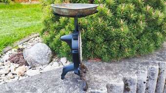 15kg velké krásné jednomiskové váhy s orlem po renovaci. - 6