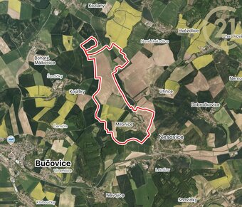 Milonice, zemědělské pozemky, 5 446 m2 - 6