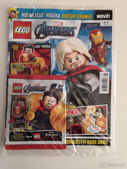 LEGO ČASOPIS: MARVEL, AVENGERS - 4X MIX + ALBUM - 6