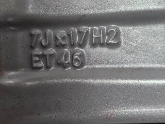 ALU kola disky Škoda 5x100 R17 Rapid Fabia 5JA - 6