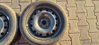 Plechové disky Škoda Fabia 2 5x100 6x15 ET43 195/55r15 letní - 6