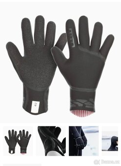 Neoprenové rukavice ION Neo 4/2 BLACK, vel. 54/XL - 6