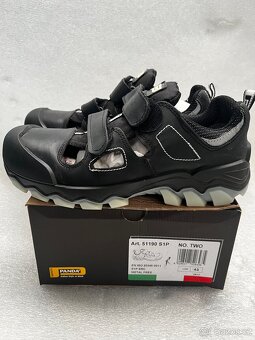 Pracovní boty 43 panda ocelova spicka - 6